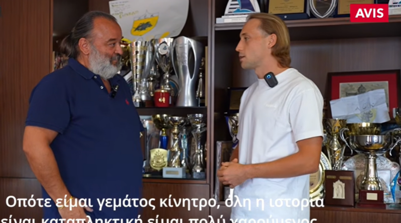 Ο Μάριος Ηλιόπουλος υποδέχθηκε τον Μάγερ με τον Κροάτη να δηλώνει πως “είναι κίνητρο η ΑΕΚ” (video)
